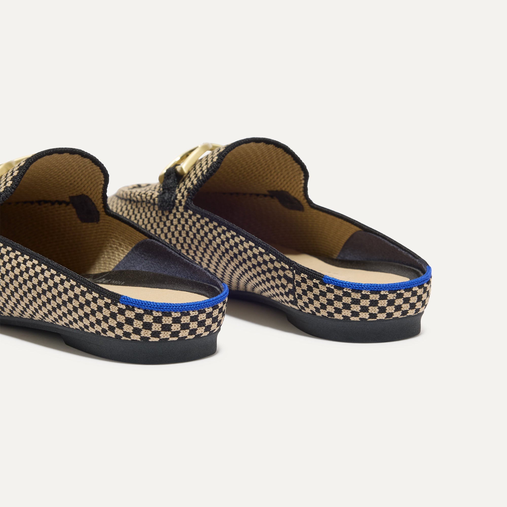 The Double Bit Loafer Mule - Classic Micro Check - Image 6
