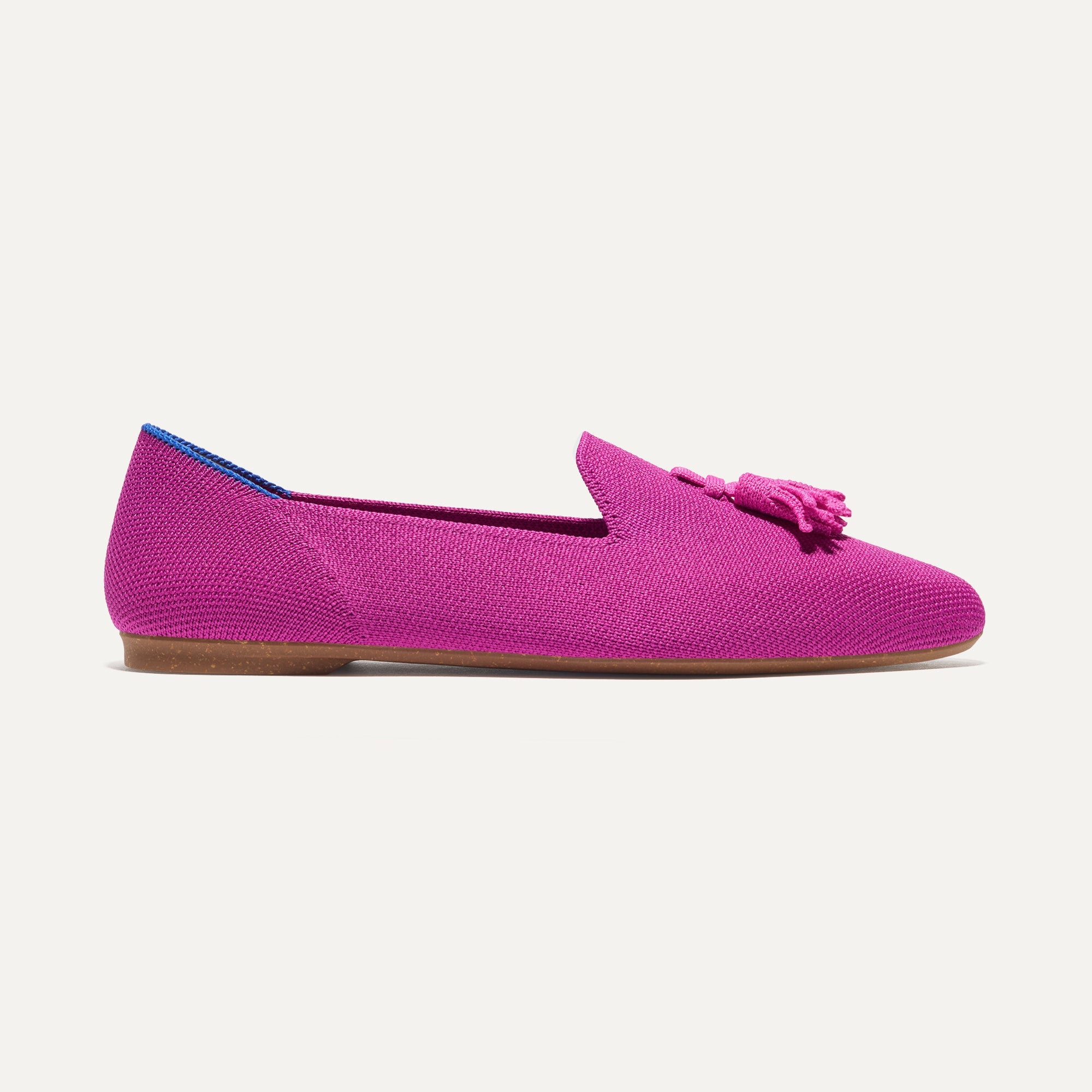 The Almond Tassel Loafer - Pink Bramble - Image 6