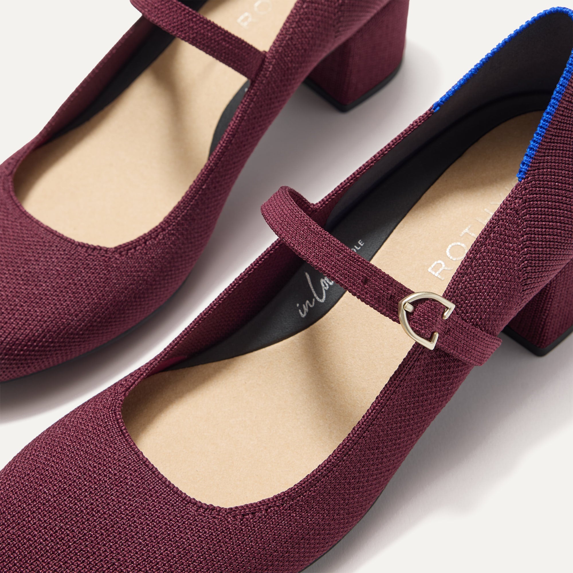 The Mary Jane Heel - Wine Red - Image 8