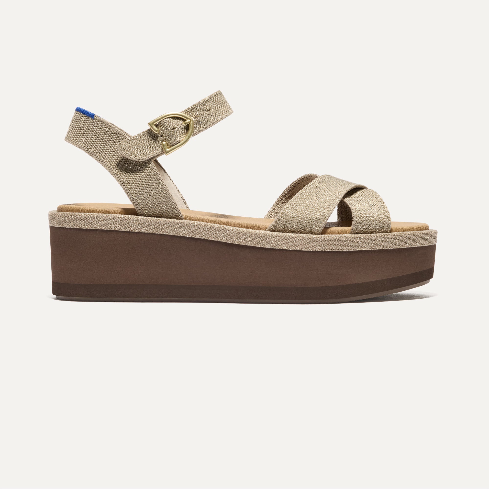 The Criss–Cross Lightweight Wedge Sandal - Aurora - Image 4