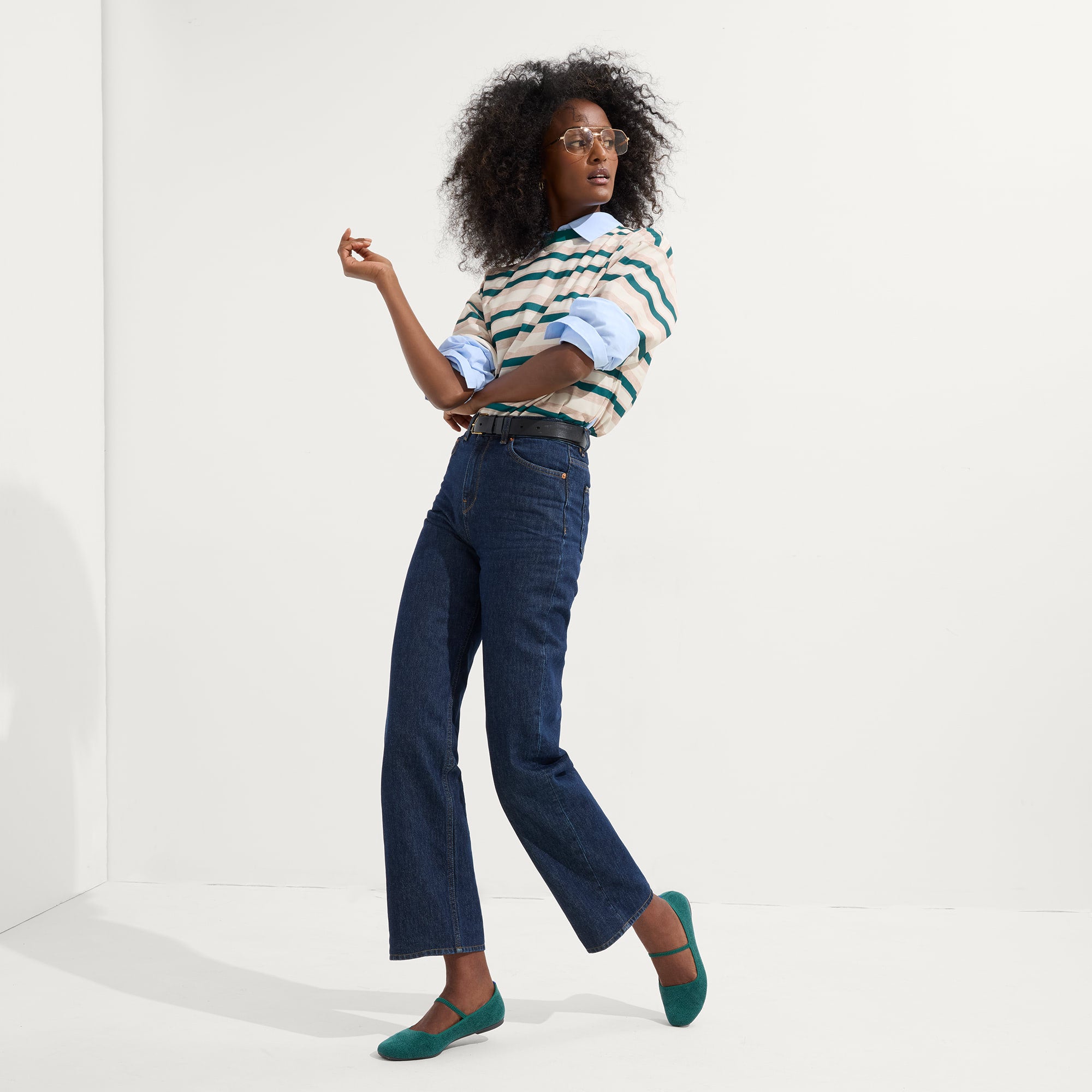 The ReVelvet™ Max Square Mary Jane - ReVelvet™ Everglade - Image 4