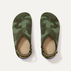The Kids Clog - Green Camo